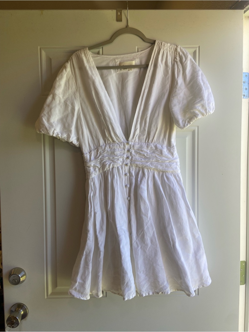 Anthropologie linen dress